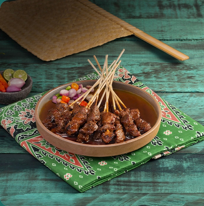 Resep Sate Sapi Enak Gurih Dan Empuk Bango