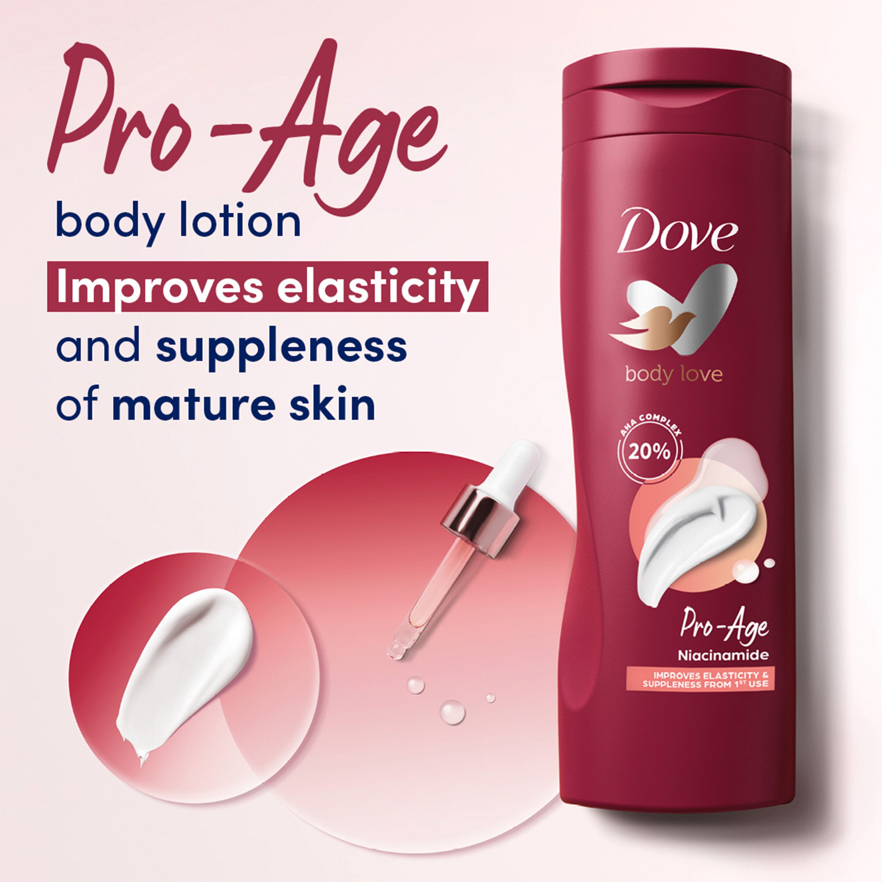 Pro Age Body Lotion For Mature Skin Dove