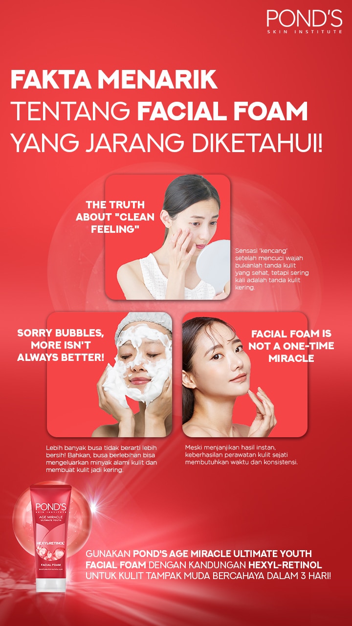 5 Manfaat Pond S Age Miracle Facial Foam Yang Wajib Diketahui Pond S