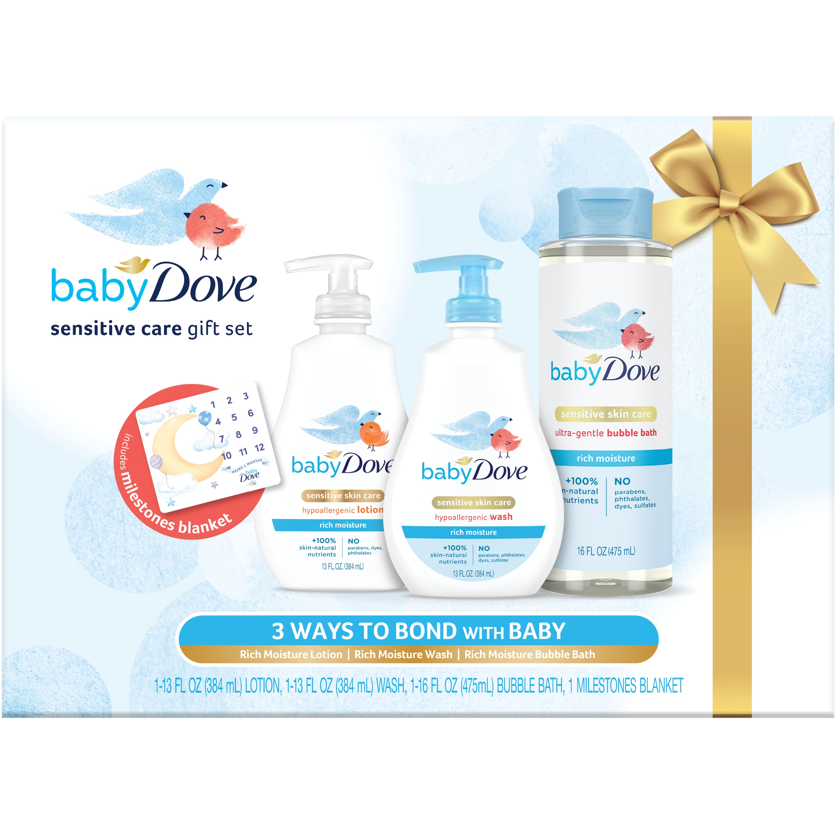 Rich Moisture Sensitive Care Gift Set Baby Dove Dove