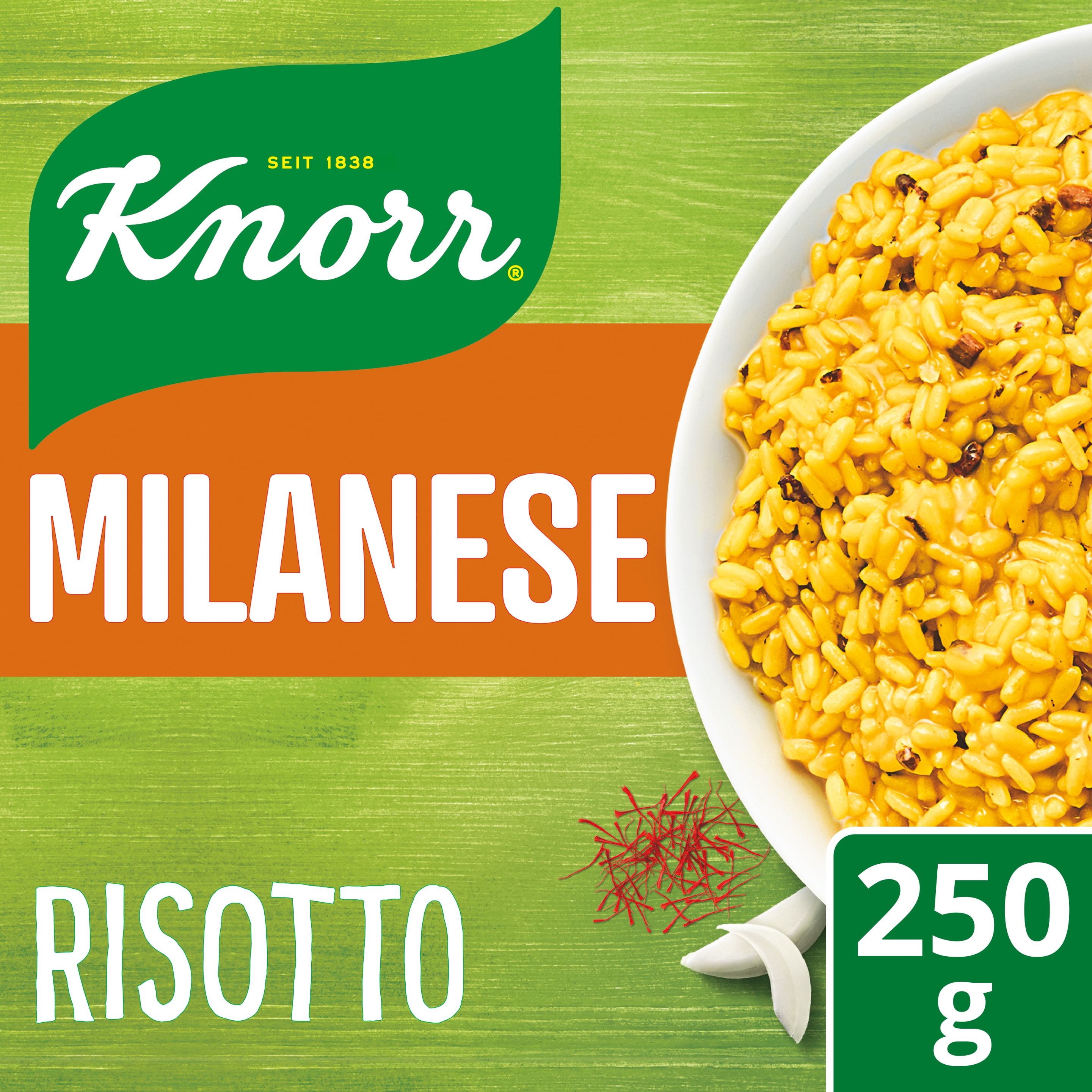 KNORR Risotto Milanese 250 G Packung Knorr Schweiz