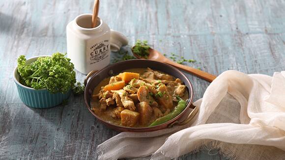 Chicken Kalabasa Curry Gata Recipe