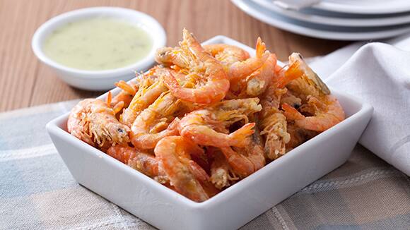 Crispy Shrimplets with Pipino-Pinakurat Sauce Recipe