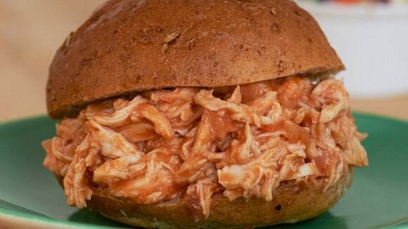 Savory Pulled Rotisserie Chicken Sandwiches-image