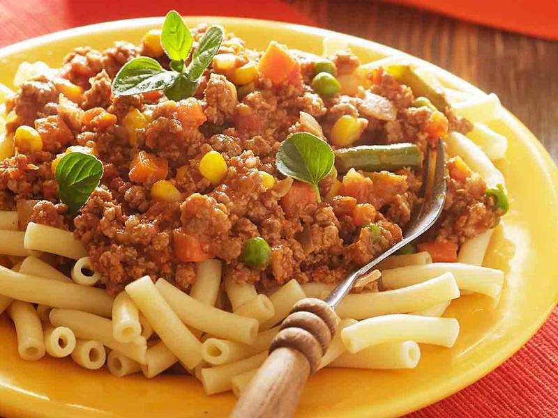 Easy Mince and Vegetable Pasta