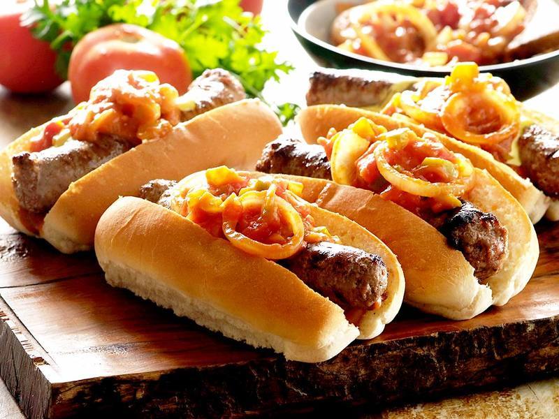 Boerie Rolls with Curried Braai Relish