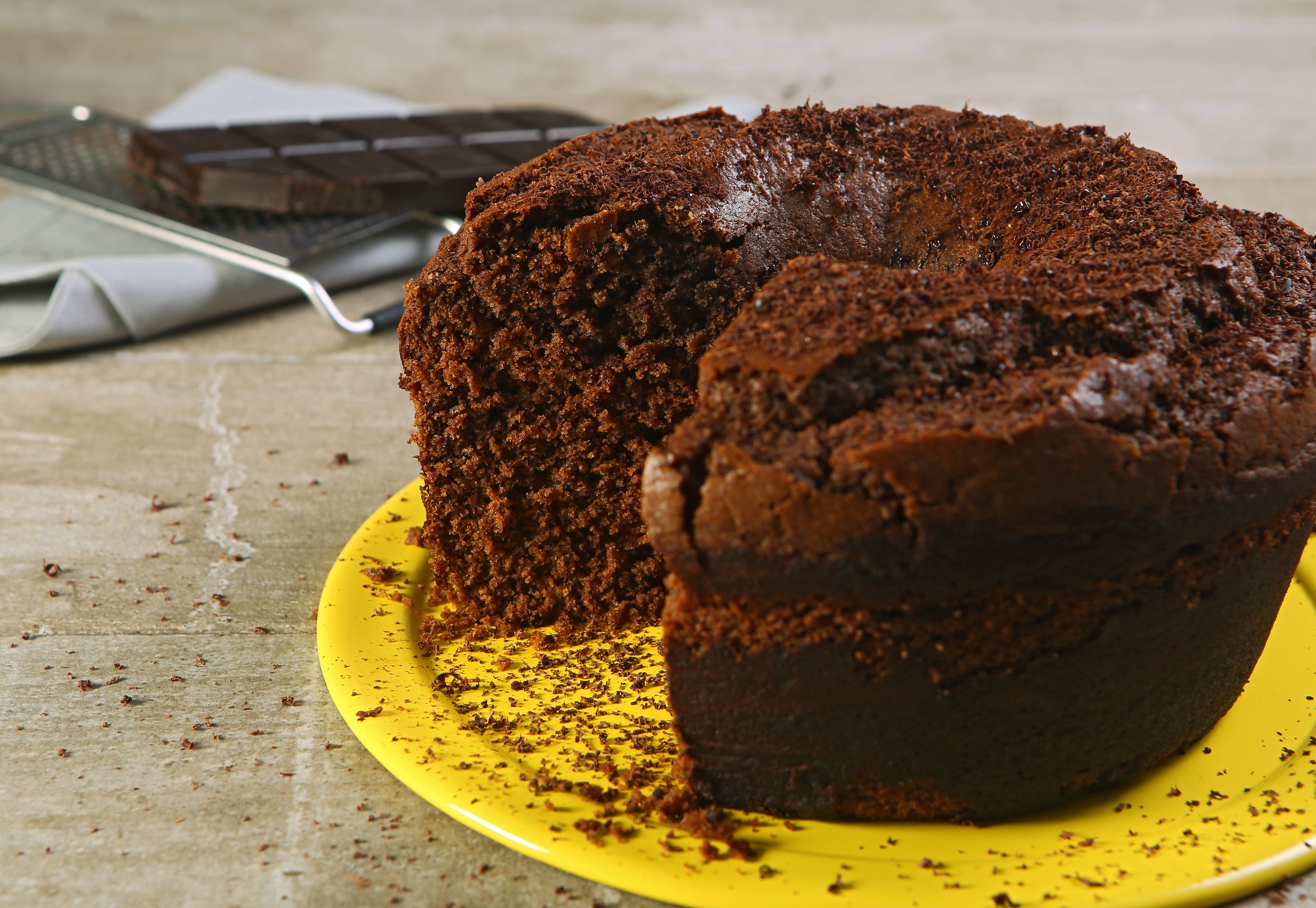 Receita de Bolo de Chocolate Simples