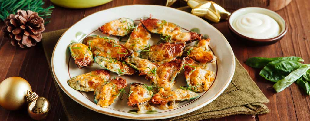 Easy Baked Mussels
