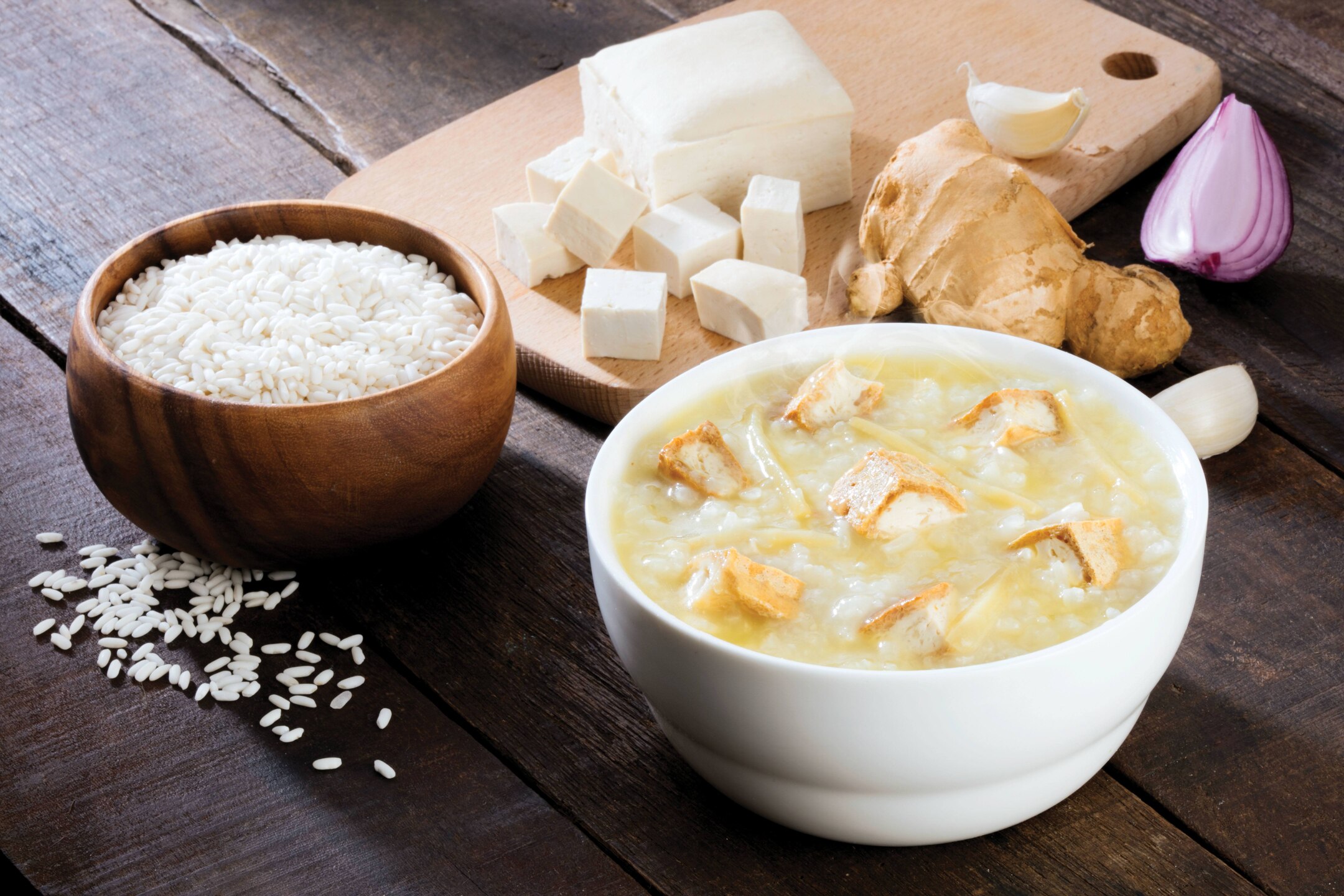 Tokwa Arroz Caldo Recipedia