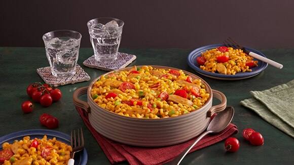 Chicken and Garden Vegetable Pasta-image