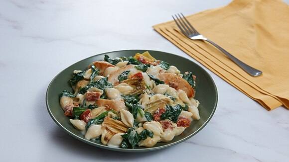 Spinach Artichoke Chicken & Pasta-image