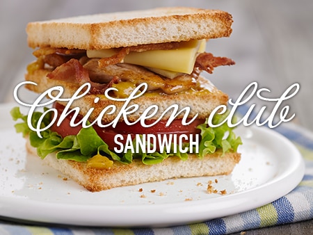 Sandwich de pollo súper completo