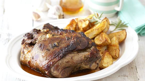 Fragrant Roast Lamb with Honey and Lavender