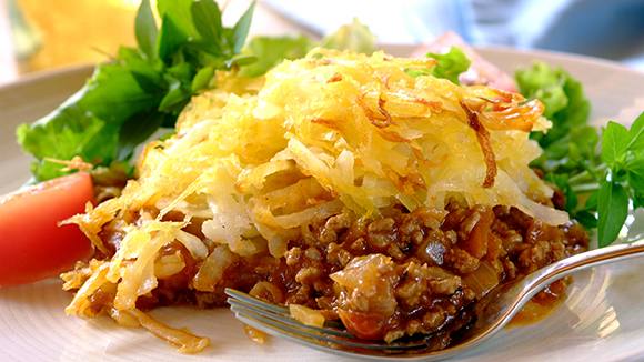 Cottage Pie with a Potato Rosti Topping