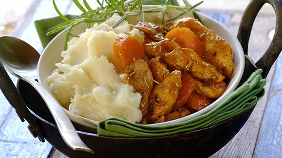 Chicken Fillet, Bacon and Rosemary Stew