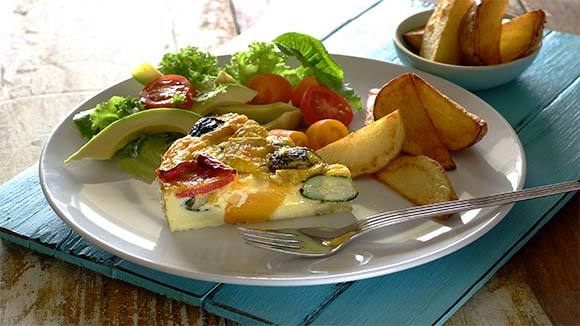 Baked Vegetable and Cheese Frittata