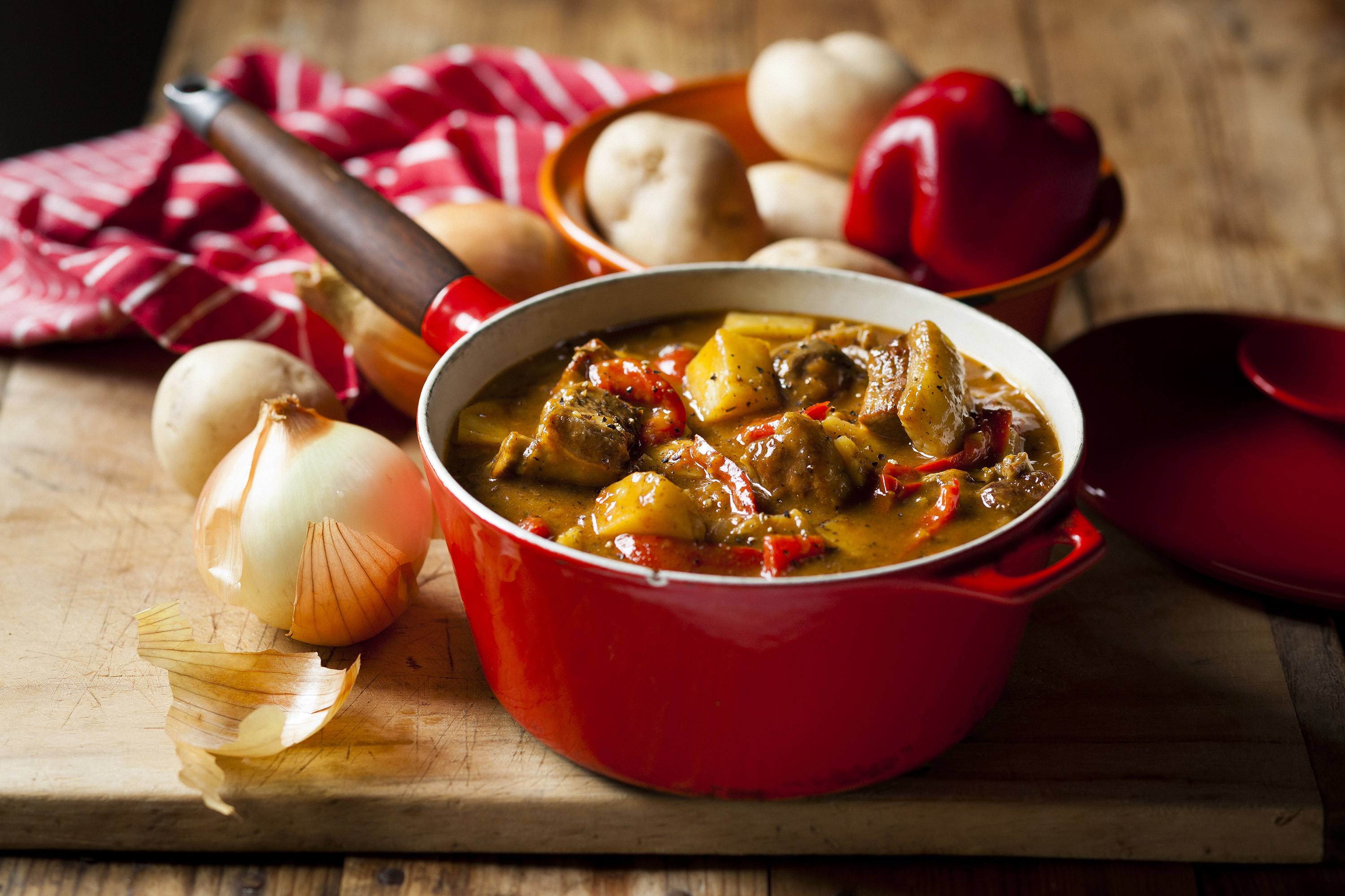 Beef and Red Pepper Stew whatsfordinner