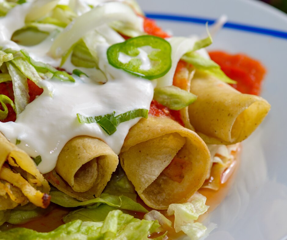 Tacos Dorados de Zanahoria y Requeson Recepedia