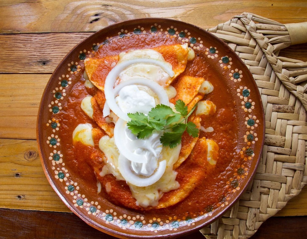 Enchiladas Rojas con Pollo Recepedia