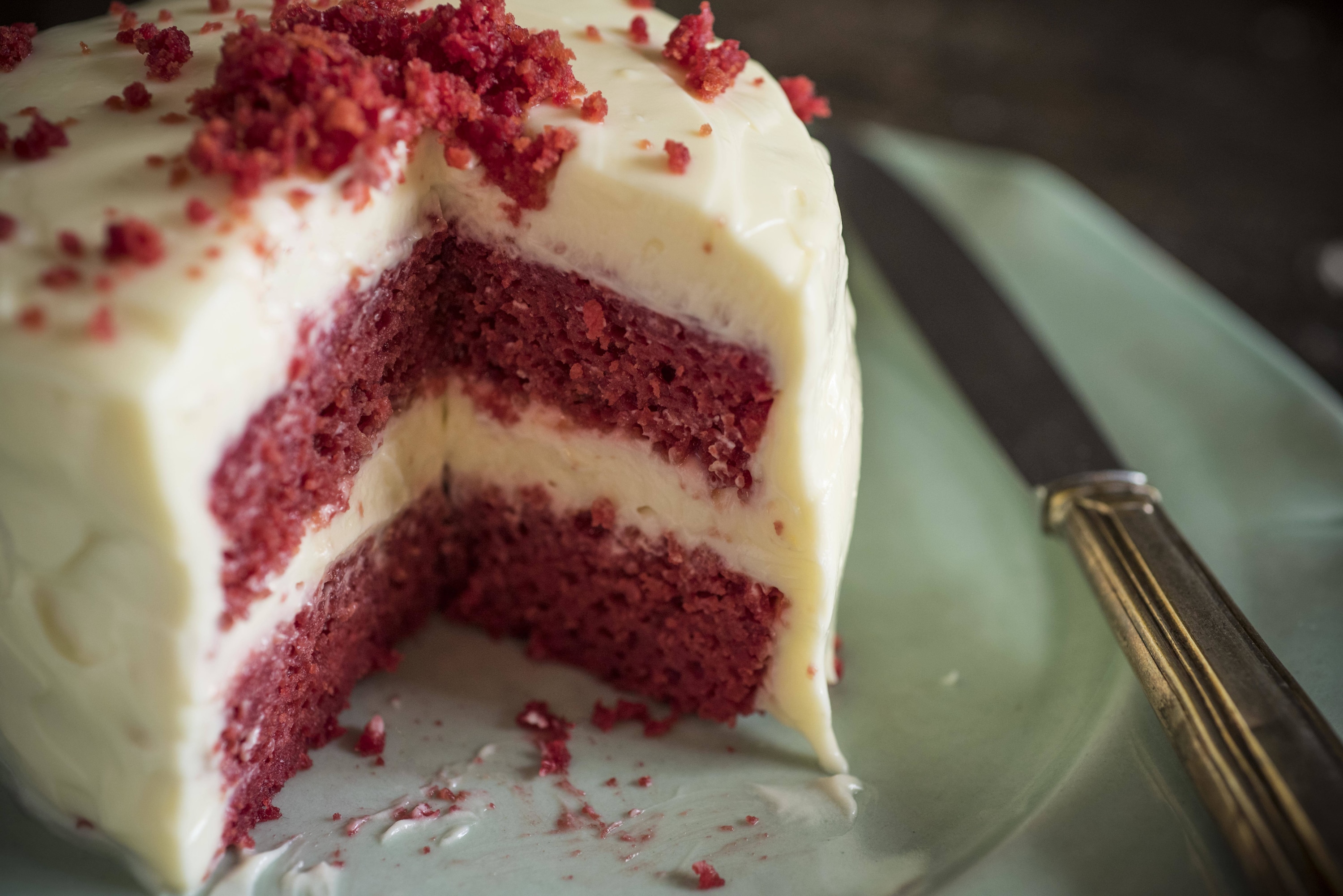 Bolo Red Velvet - Healthy Bites - a Bisou