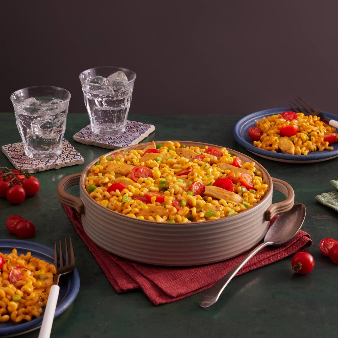 Family Size Chicken and Garden Vegetables