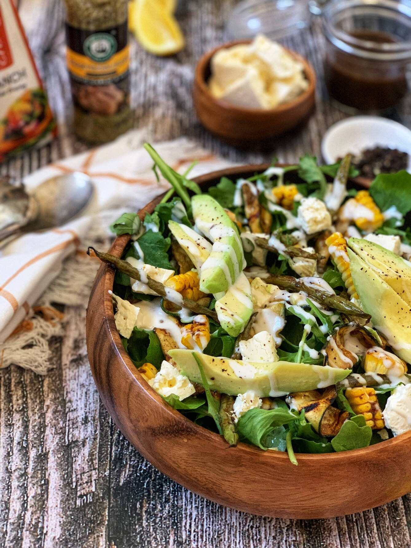 Grilled Zucchini and Corn Salad by Natasha Maseko whatsfordinner