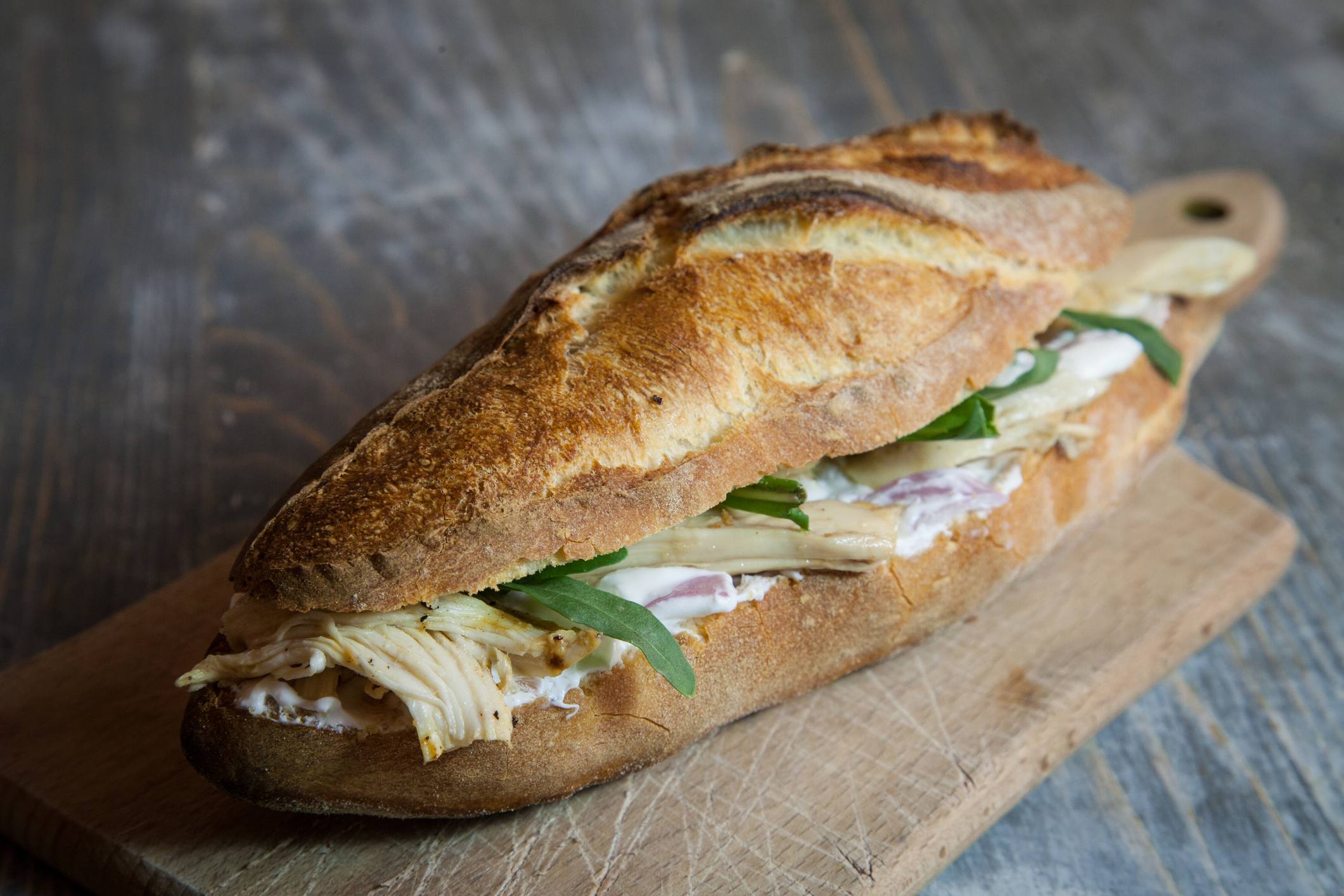 Baguette De Pollo Cremoso Recepedia
