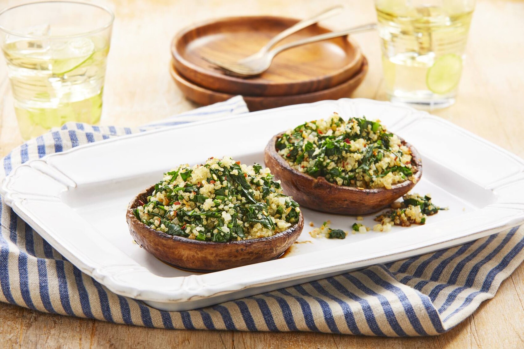 Portobellos Rellenos Recepedia