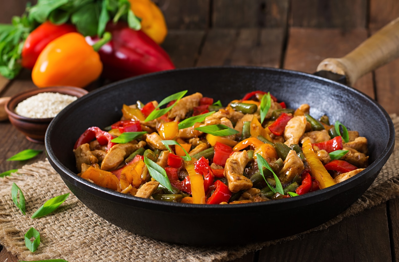 Wok De Pollo Con Verduras Secretosdecocina