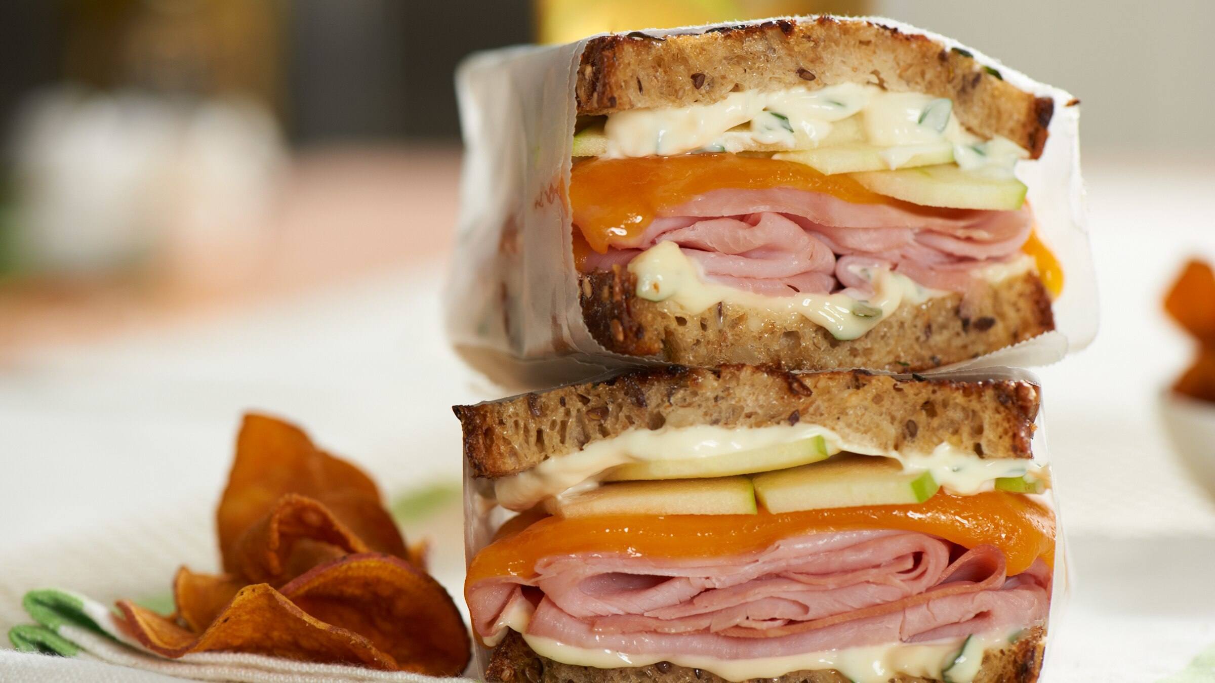 Grilled Country Ham & Cheese Sandwich