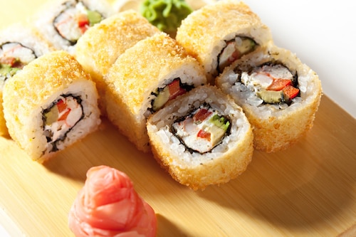 petróleo crudo Recitar impacto Sushi empanizado | Recepedia