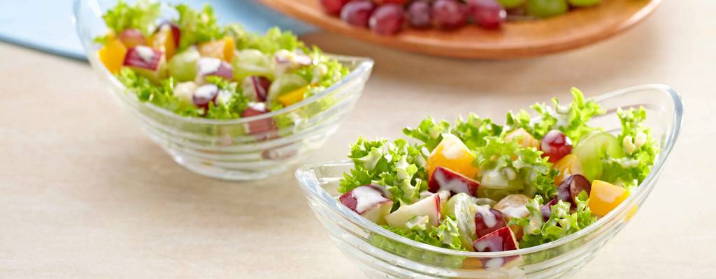 Mixed Fruit Salad with Mango Mayo Dressing for Your Kids' School Lunchbox