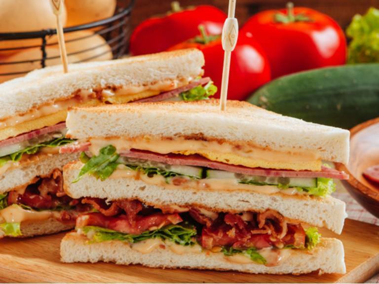 Loaded Clubhouse Sandwich for the Whole Family