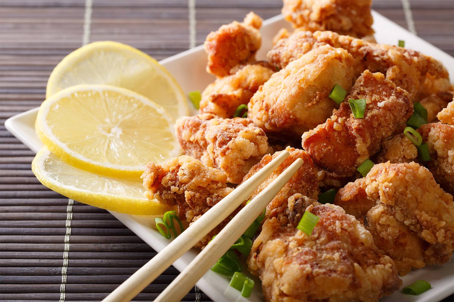 Easy Chicken Karaage, Japanese Restaurant-Style