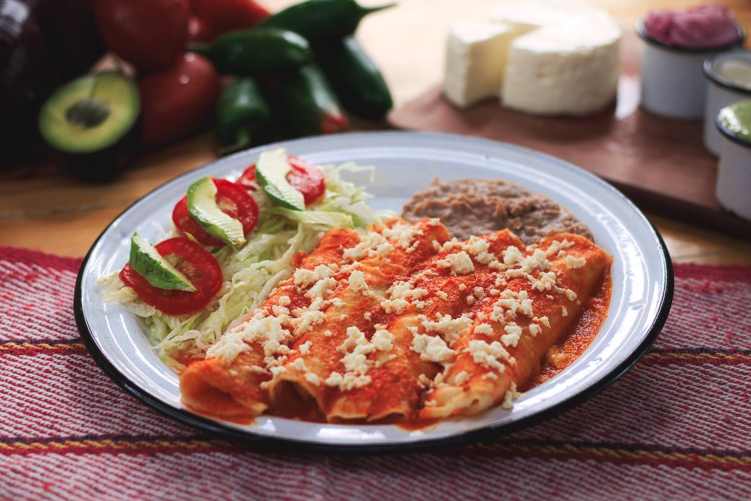 Enchiladas tultecas