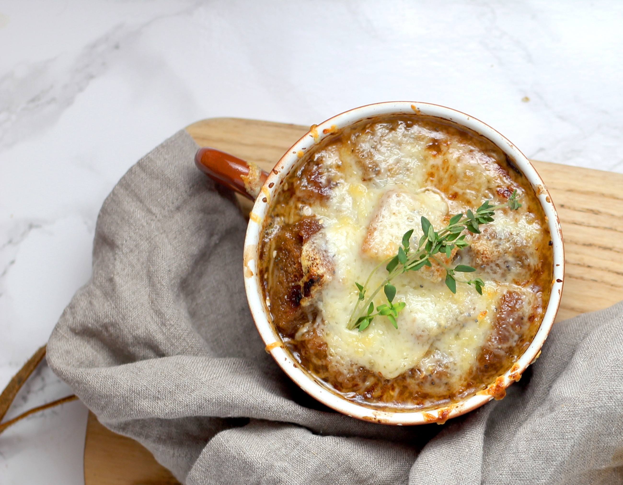 Make Rainy Days Extra Special with This French Onion Soup