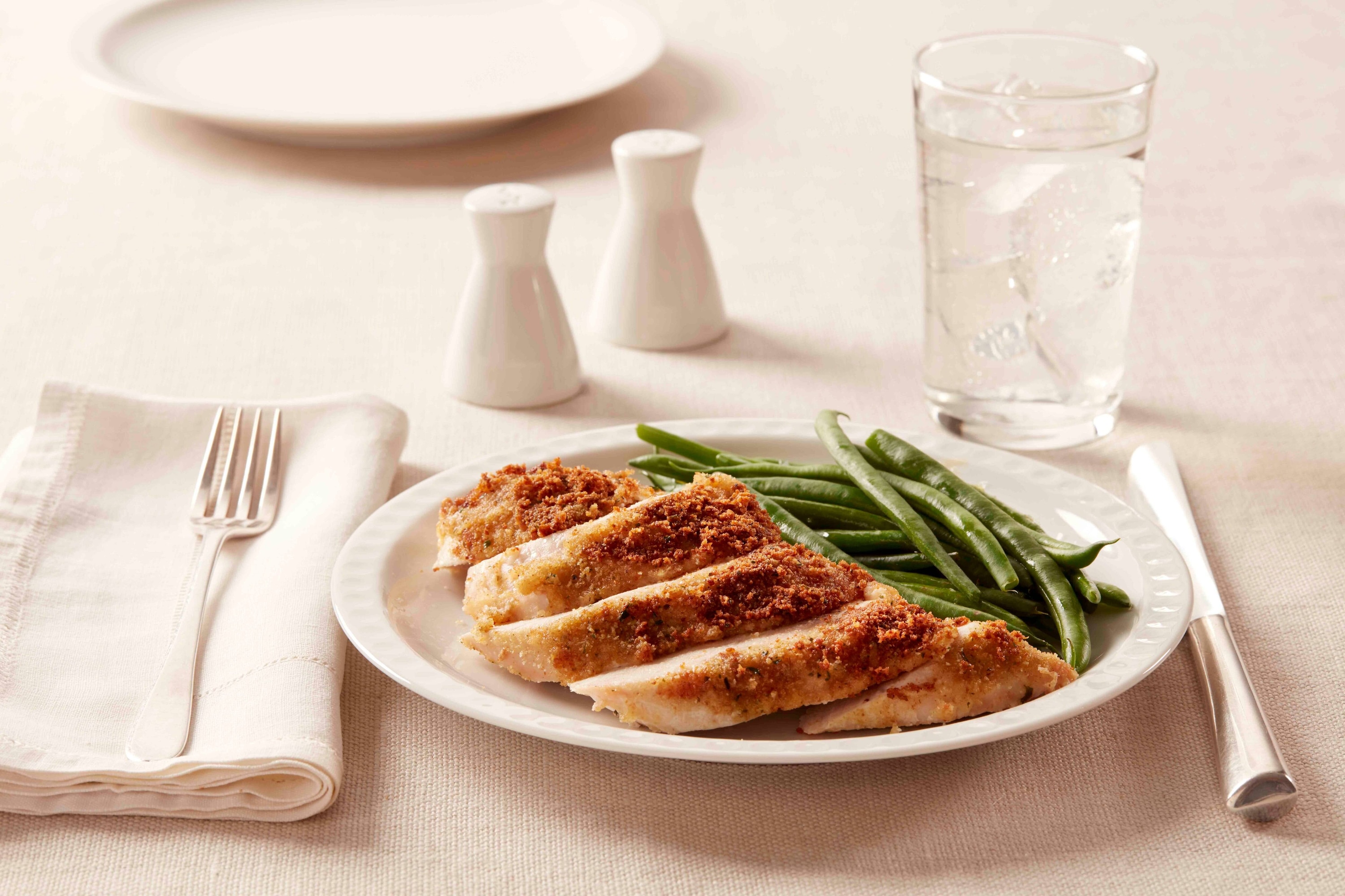Receta de Pollo con Costra de Parmesano