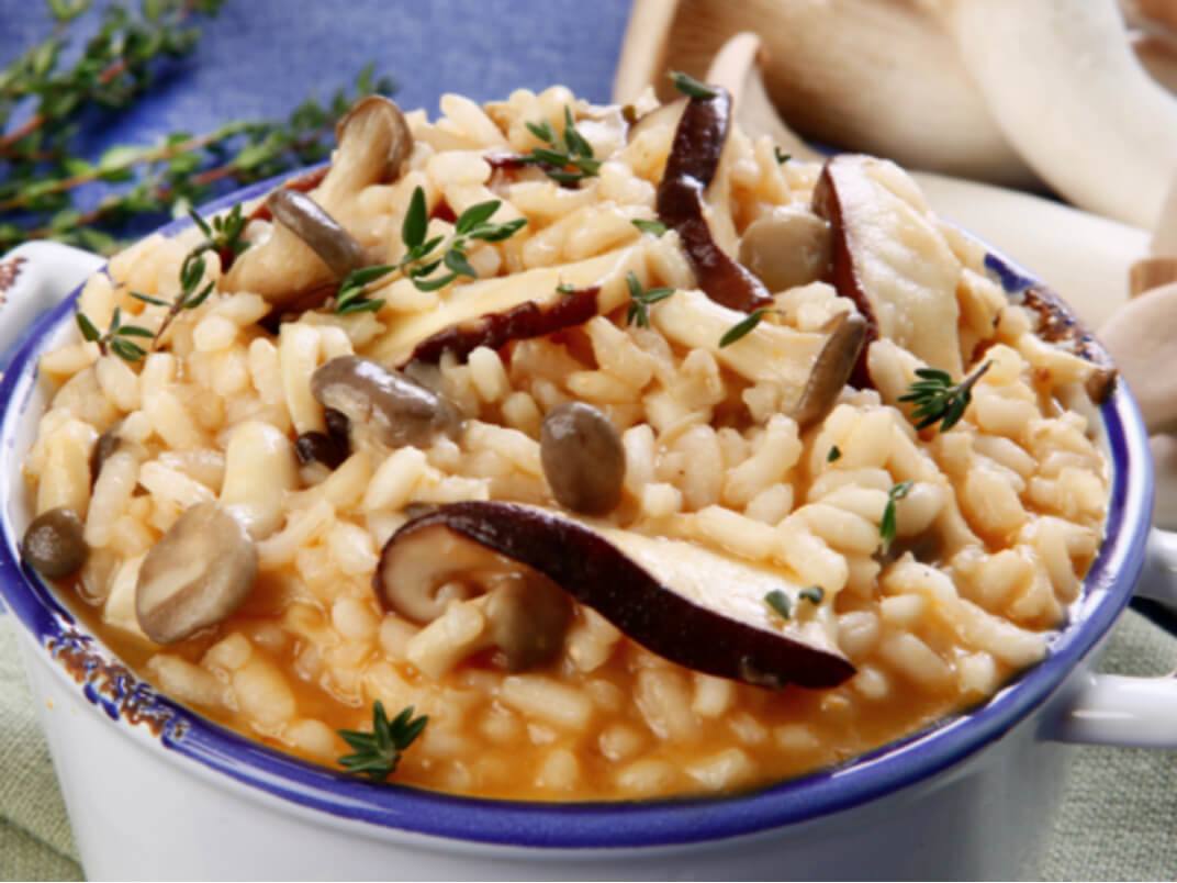 Risoto de Shitake e Shimeji Recepedia