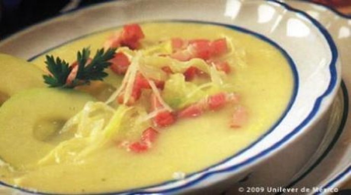 Sopa de col y perón