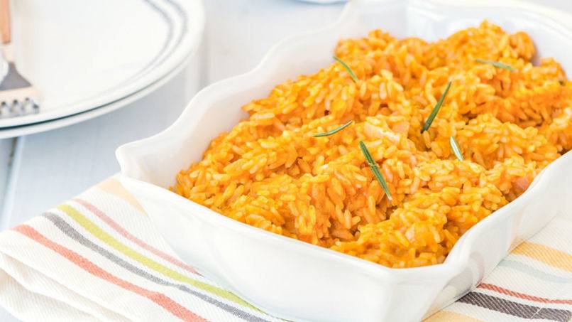 Arroz naranja o arroz con zapallo | Recepedia