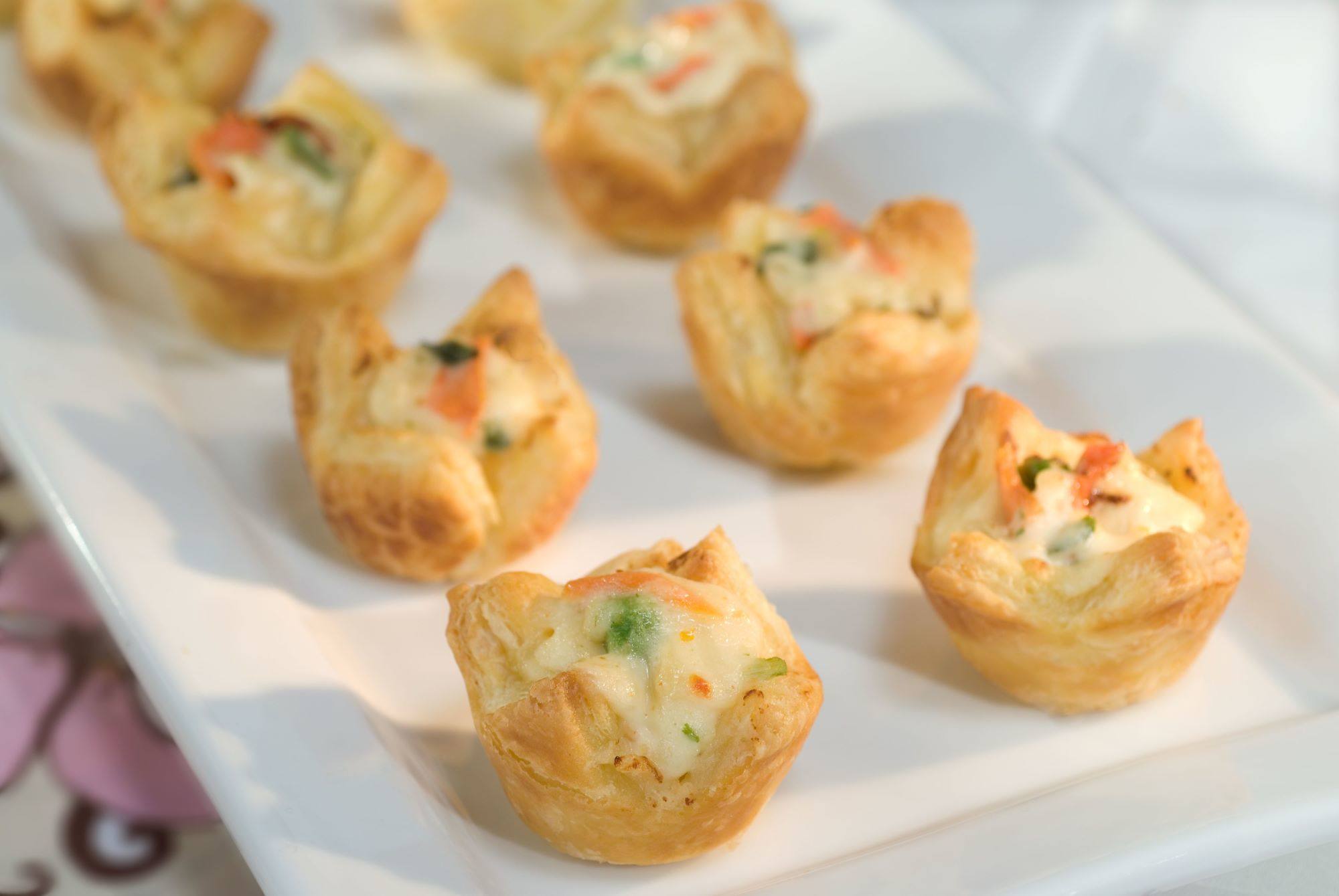 Vegetable & Cheese Pastry Puffs-image