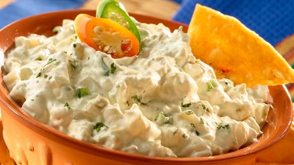 Dip picante de palmito
