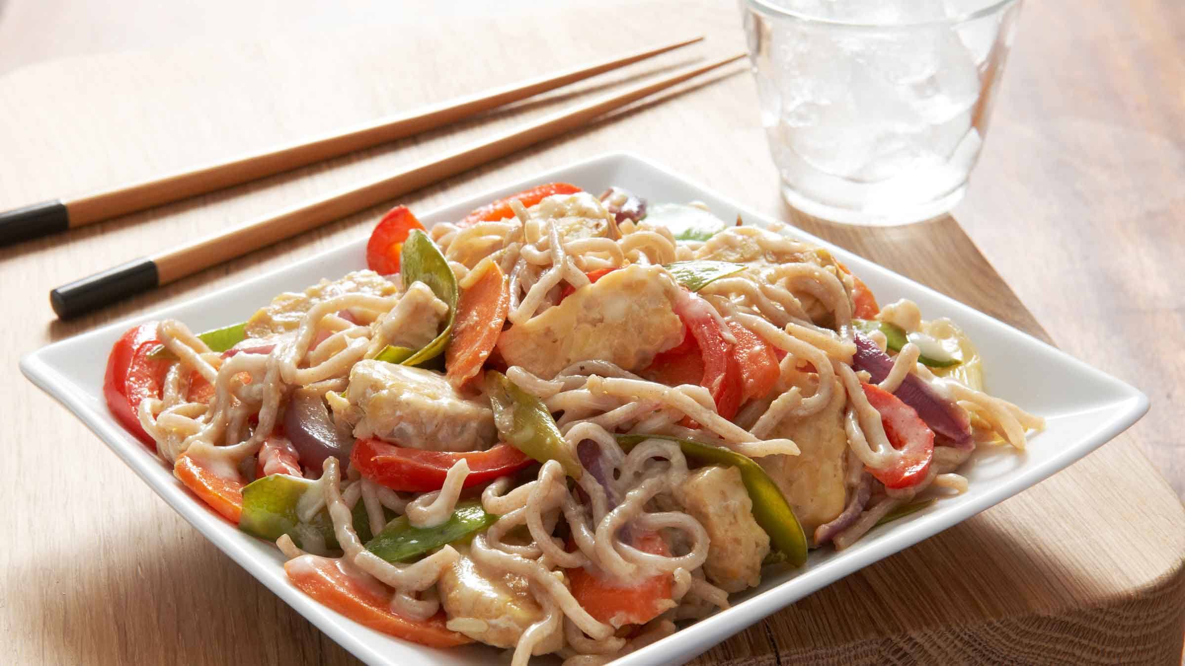 Tempeh and Soba Noodle Stir-Fry