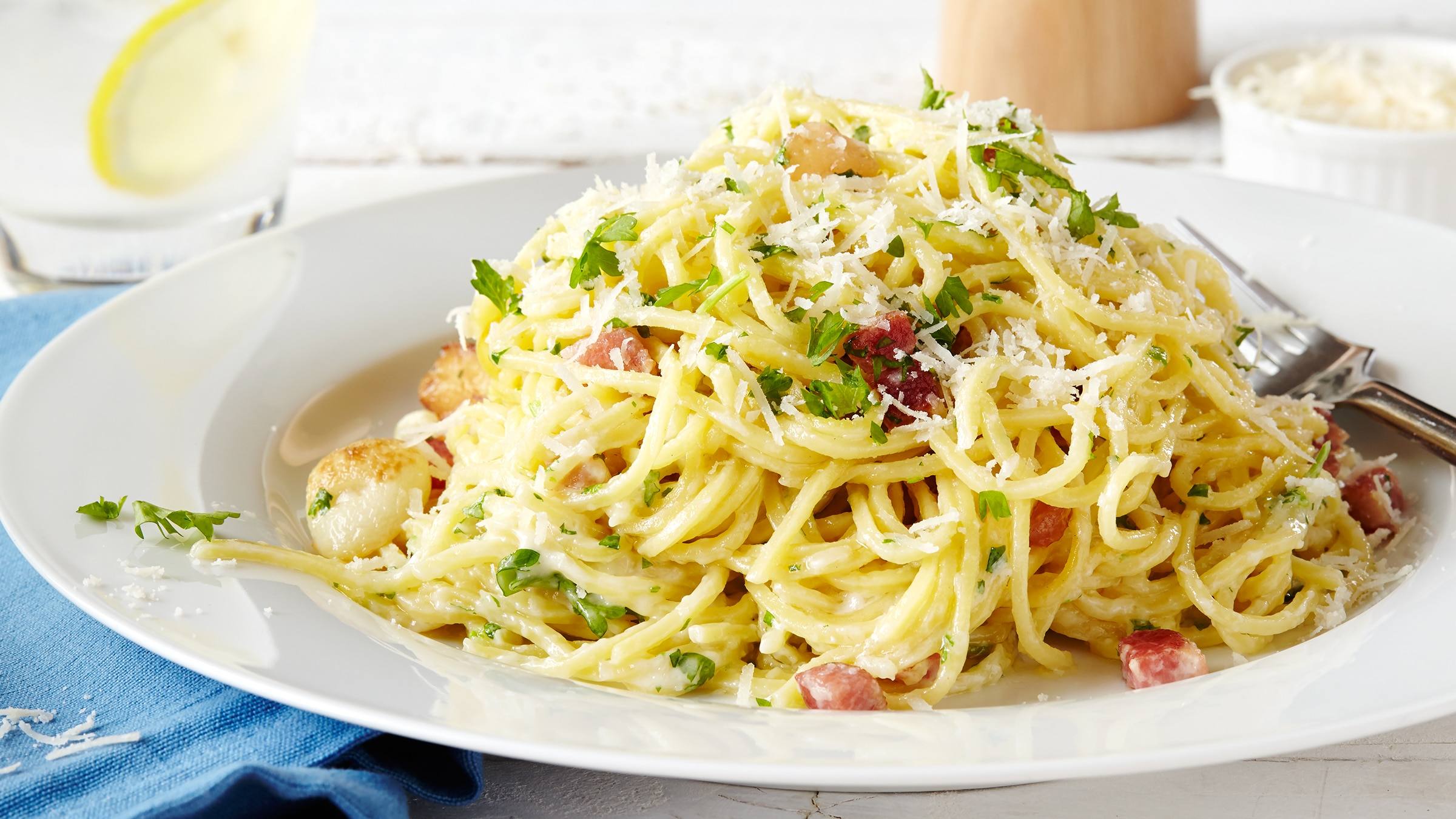 Espaguetis a la carbonara