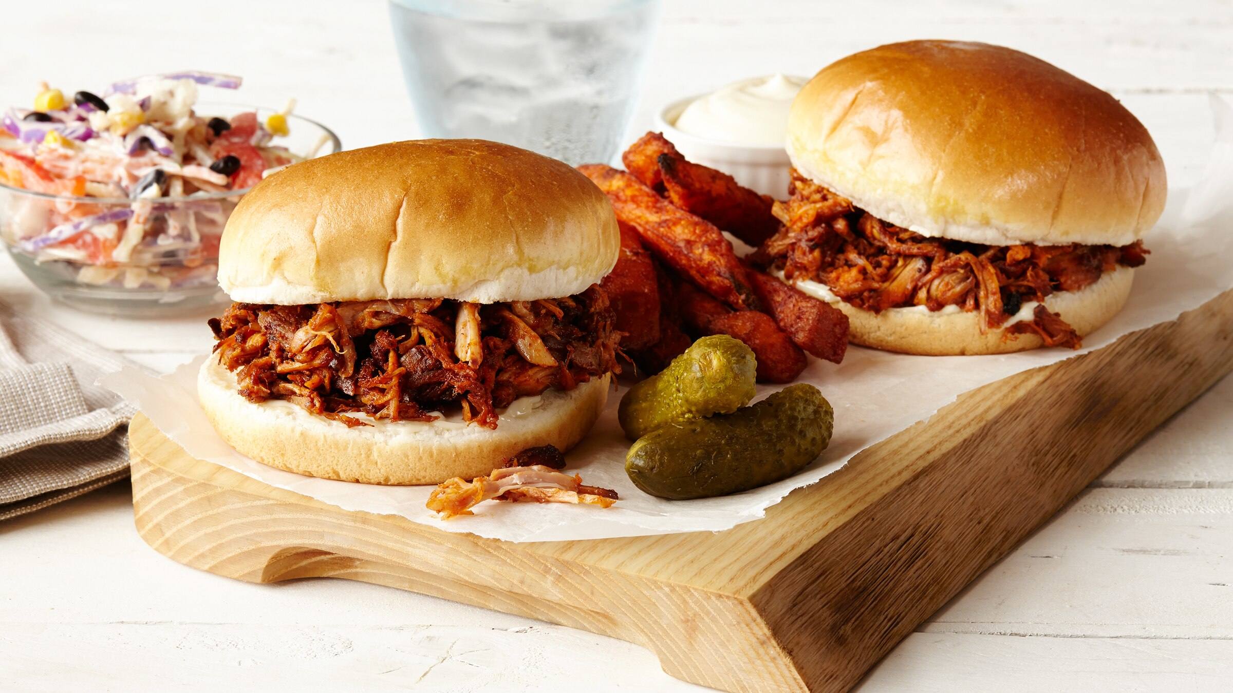 Slow-Cooked Pulled Pork Sandwich