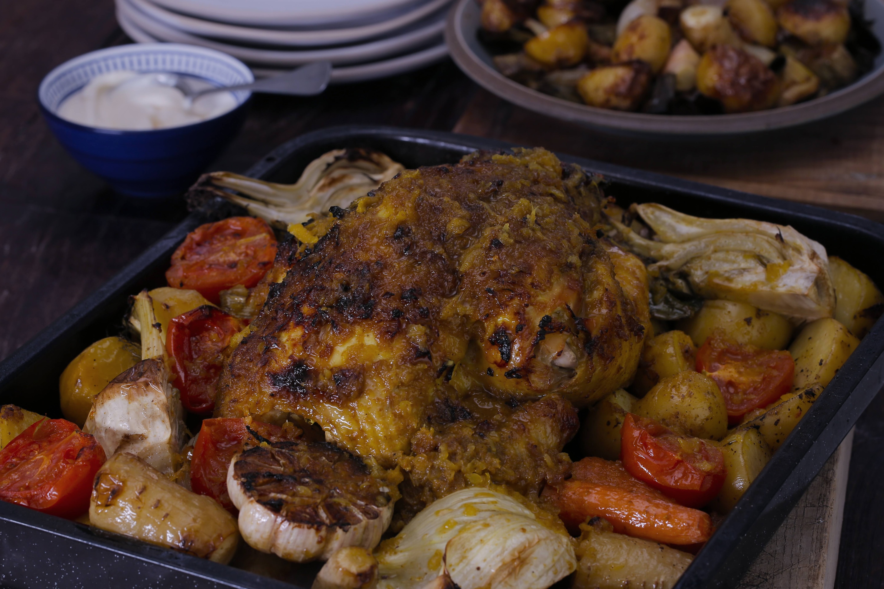 Roasted Chicken with Vegetables
