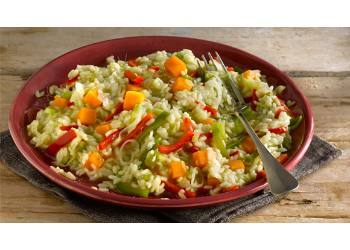 Arroz con vegetales