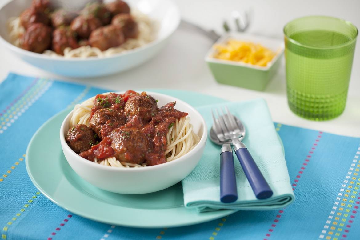 Bowl de spaghettis con carne