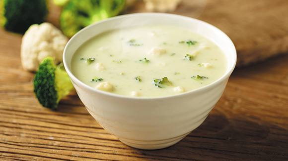 Rica sopa de brócoli