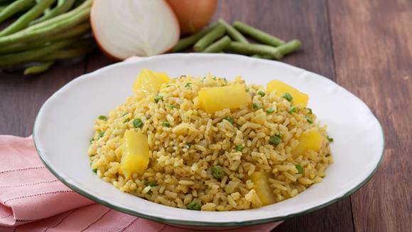 Pineapple Curry Fried Rice Recipe